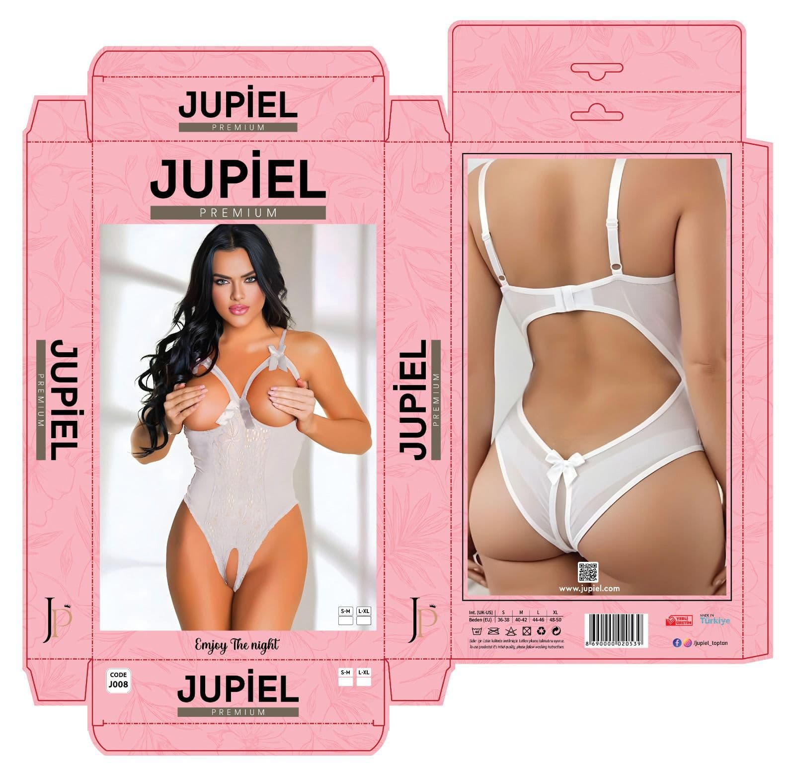 Kutulu Beybidol J008–J010 — Beyaz